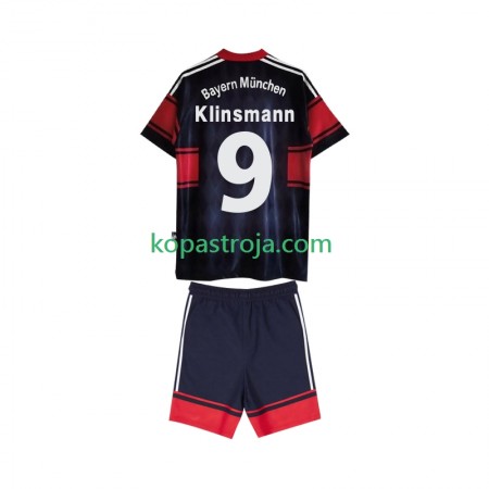 Billiga Fotbollströjor Bayern München Klinsmann 9 1999 Retro Barn Hemma tröja 1997 Kortärmad